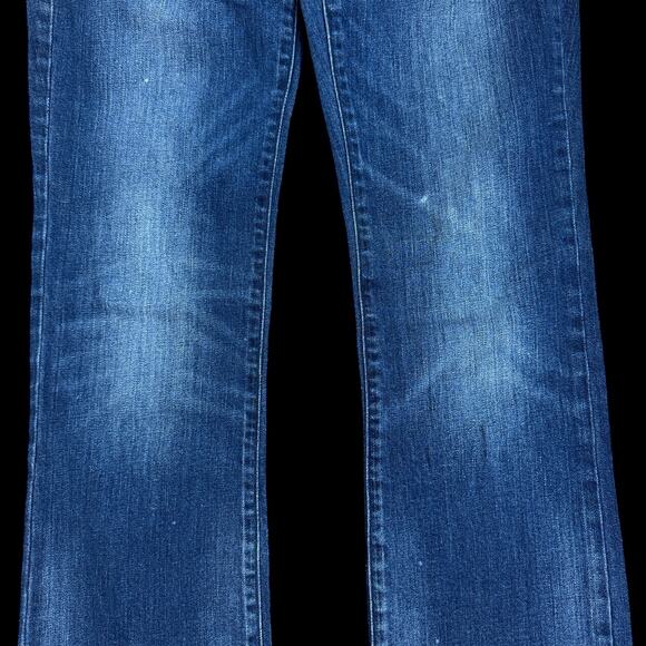 Gap 1969 Perfect Boot Jeans | Blue Wash | Size 27R Mid Rise Sanded Classic - Picture 4 of 10